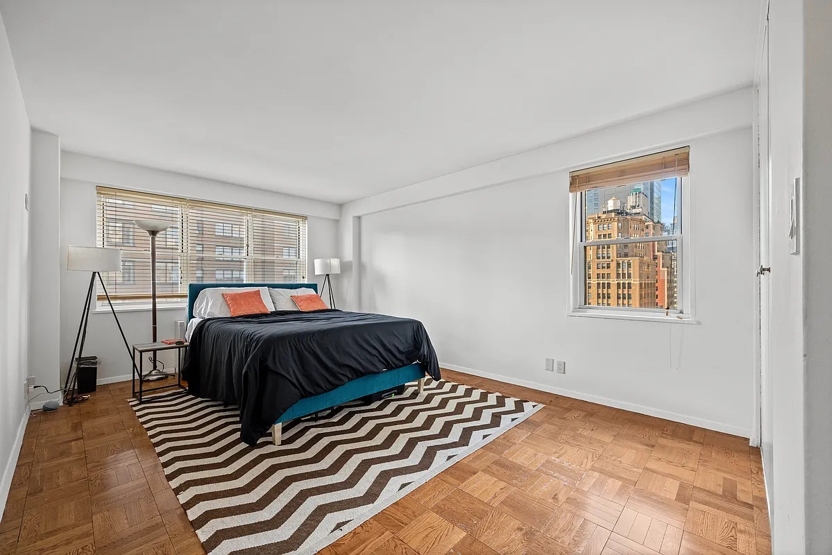 Primary bedroom at 165 East 32nd Street, Apartment 16F
