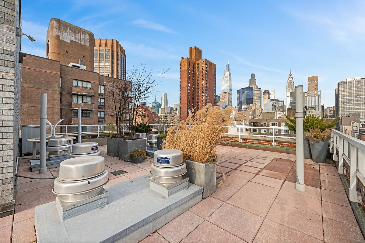 Shared rooftop at 165 East 32nd Street, Apartment 16F
